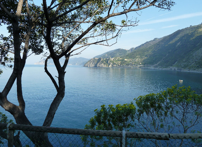 Costiera delle Cinque Terre vista da Manarola