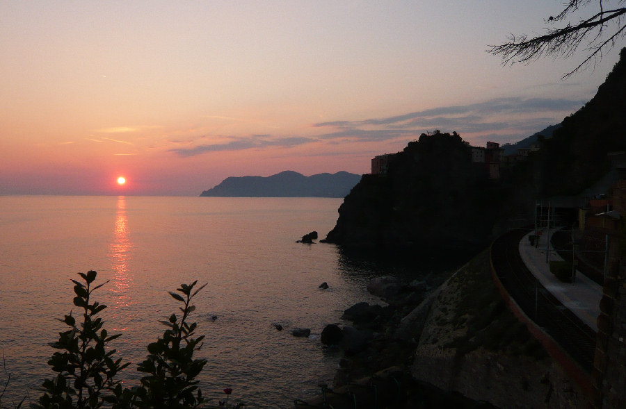 Tramonto a Manarola