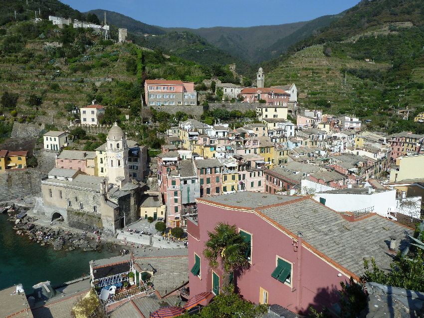 Vernazza vista dal Castello Doria