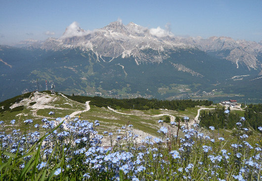 Monte Tofana vista da Faloria