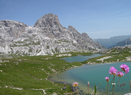 Laghetti alpini a nord delle Tre cime di Lavaredo