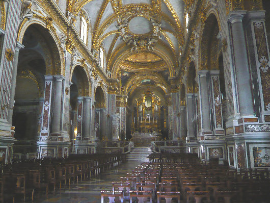 Interno della Basilica Cattedrale di Montecassino