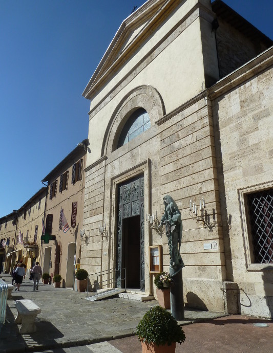 Castelnuovo Berardenga chiesa della Compagnia di Maria Santissima del Patrocinio