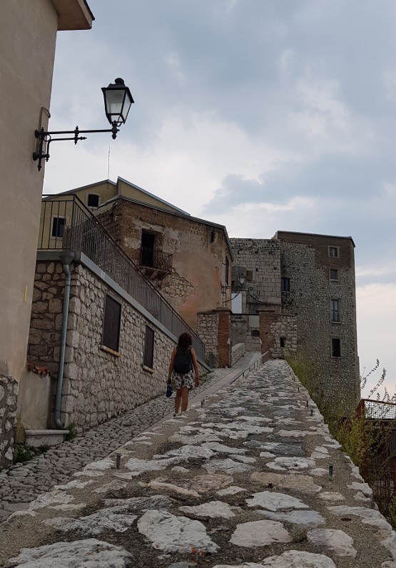 Montesarchio Passerella di ingresso al Castello