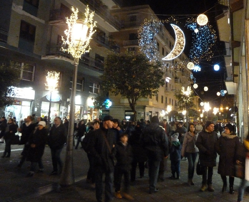 Salerno Corso Vittorio_Emanuele a Natale
