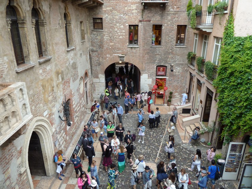 Cortile della casa di Giulietta