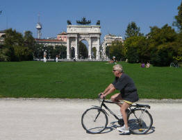 Arco della Pace del Parco Simpione di Milano