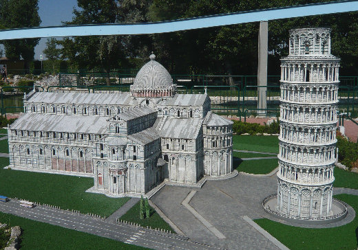 Piazza dei Miracoli di Pisa in miniatura