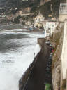 Mareggiata ad Amalfi