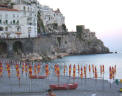 Spiaggia Marina Grande dopo il tramonto