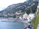 Amalfi con il molo Darsena