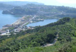 Lago di Lucrino visto dal Monte Nuovo