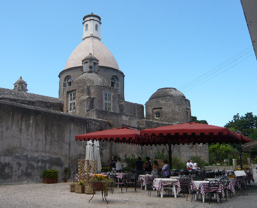 Una trattoria di Anacapri vicina alla Chiesa di Santa Sofia