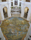 Interno Chiesa San Michele: maiolica di Leonardo Chiaiese