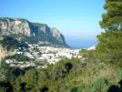 Veduta di Capri centro da Monte Tuoro