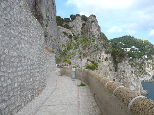 Capri: parte bassa di Via Krupp 