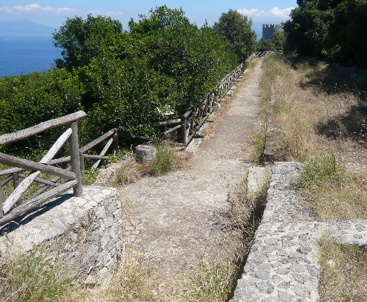 Loggia panoramica di Villa_Damecuta a Capri