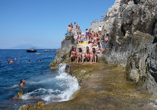 Foto Scogliera Grotta Azzurra Capri