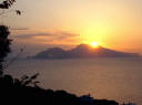 Tramonto a Capri vista dalla Punta Campanella