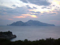 Veduta di Capri da Marciano