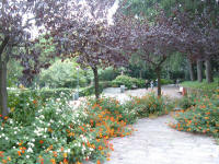 Viale all'interno del Parco delle nuove Terme di Castellammare