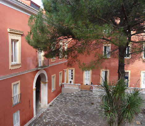 Cortile della Reggia di Quisisana