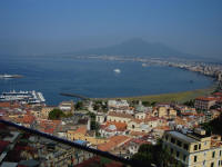 Panorama di Castellammare col Vesuvio