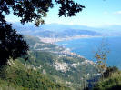 Veduta di Salerno lungo l'antico sentiero dei pellegrini