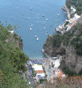 Marina di Praia vista dall'alto