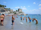 Spiaggia di Erchie (frazione di Maiori) con Torre normanna