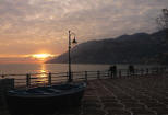 Tramonto con barca a Maiori - Salerno