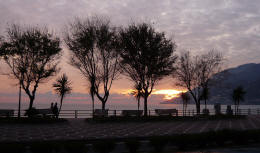 Tramonto sul lungomare_di_Maiori