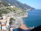 Veduta di Minori (lato sud)