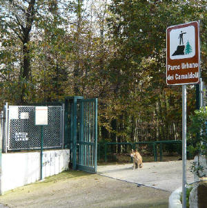 Ingresso Parco Urbano dei Camaldoli