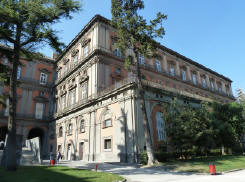 Palazzo_Reale di Napoli visto dai giardini