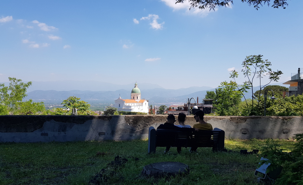 Veduta dal Parco Castello mediceo di Ottaviano