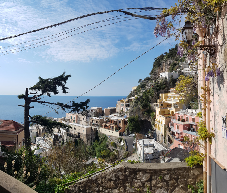 Positano foto da via Mangialupini e Canovaccio