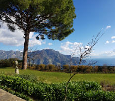 Panorama in Villa Cimbrone di Ravello