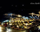 IL PORTO DI SALERNO DI NOTTE RIPRESO DAL CASTELLO ARECHI