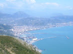 Salerno vista da monte Falerio