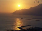 TRAMONTO COL PORTO DI SALERNO