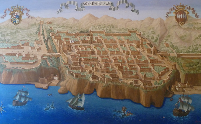 Sorrento antica mappa