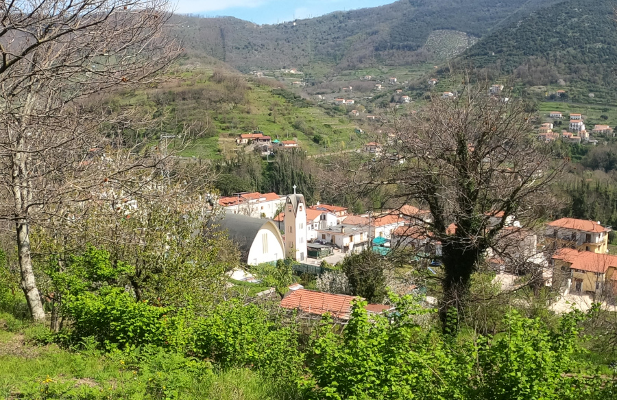 Veduta sulla frazione Corsano di Tramonti