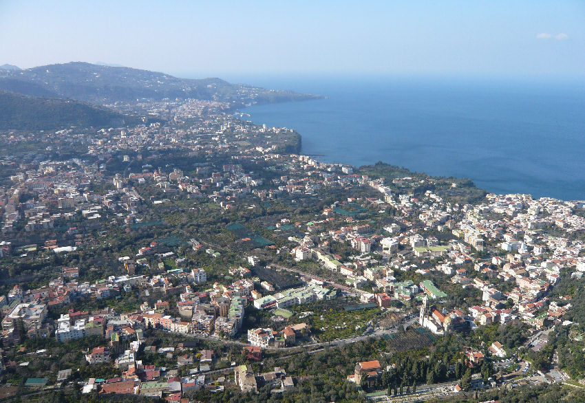 Veduta dai Camaldoli di Vico Equense