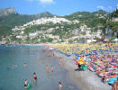 Spiaggia di Marina di Vietri e Raito sullo sfondo