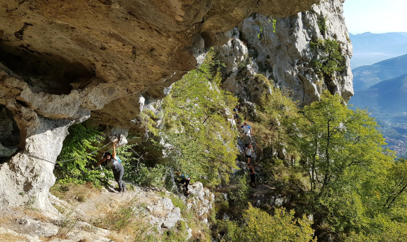 Ferrata della grotta di SanCatello