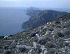 Veduta dell'intera Penisola Sorrentina da Punta Paipo