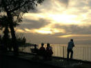 Tramonto al belvedere di via Califano