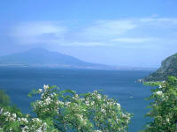 Veduta col Vesuvio da Via Stazione