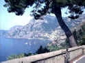 Veduta di Positano da Praiano